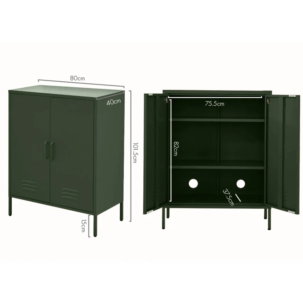 Buffet Sideboard Metal Cabinet sweetheart green 659