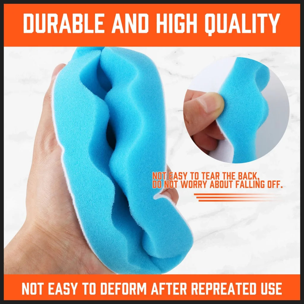 Buffing Waxing Pads Kit 11Pc Sponge Set 6’’ Car Polisher
