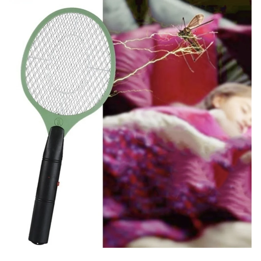 BUG ZAPPER RACKET Fly Mosquito Pest Swatter Net Racquet