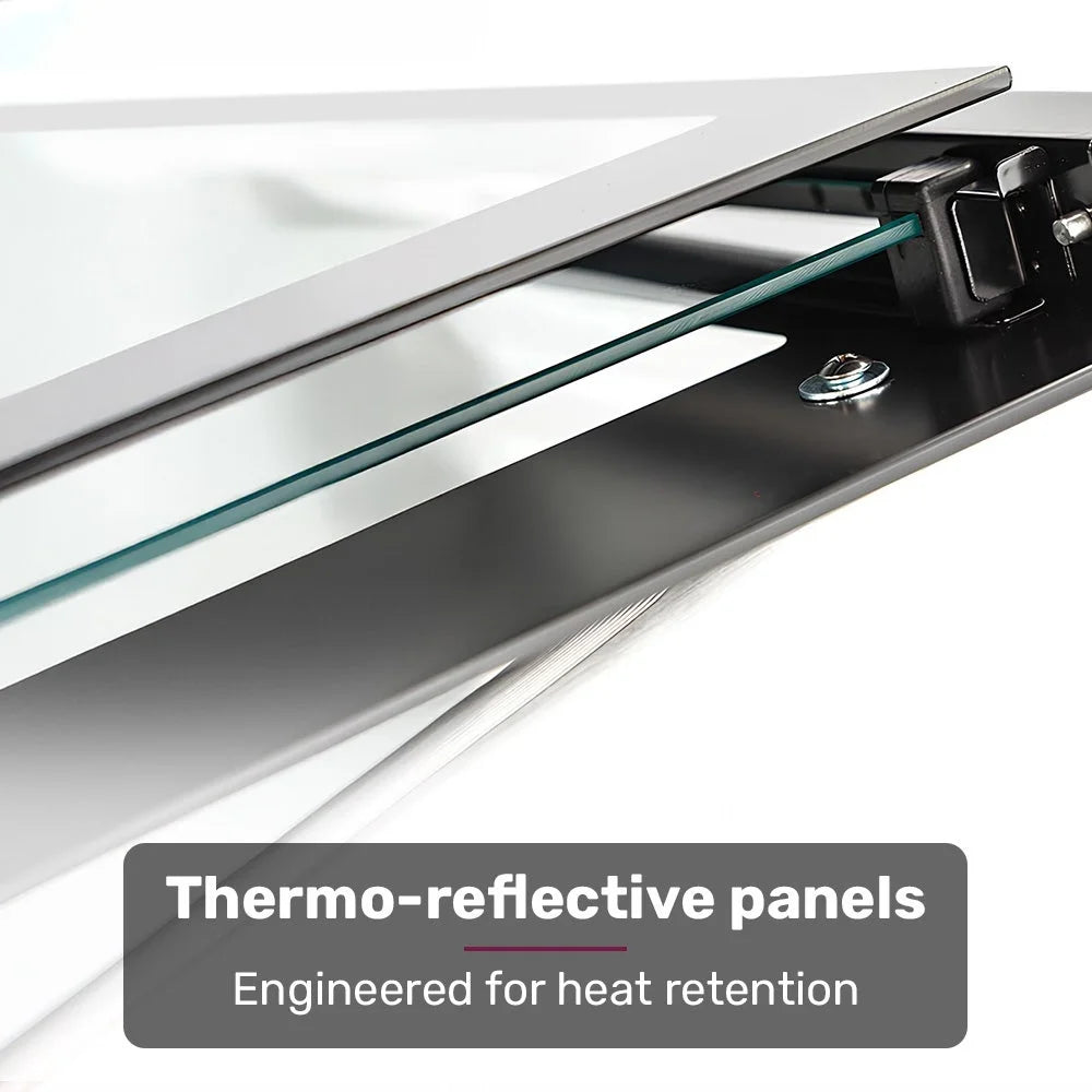 Built-in Oven Fan Forced 80L Stainless Steel - EuroChef