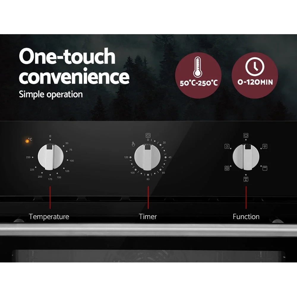 Built-In Wall Oven 60cm Convection Grill Ovens Stainless