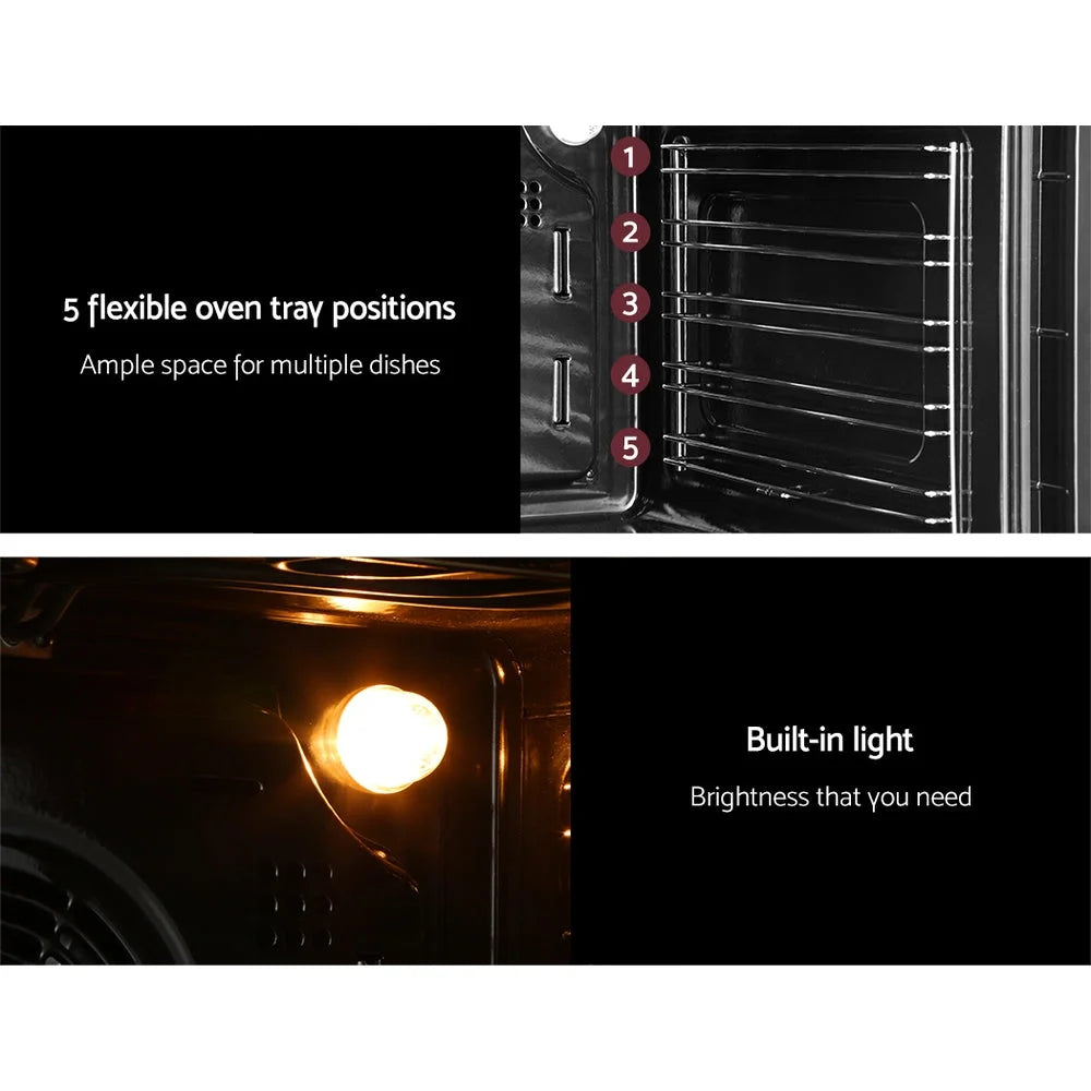 Built-In Wall Oven 60cm Convection Grill Ovens Stainless