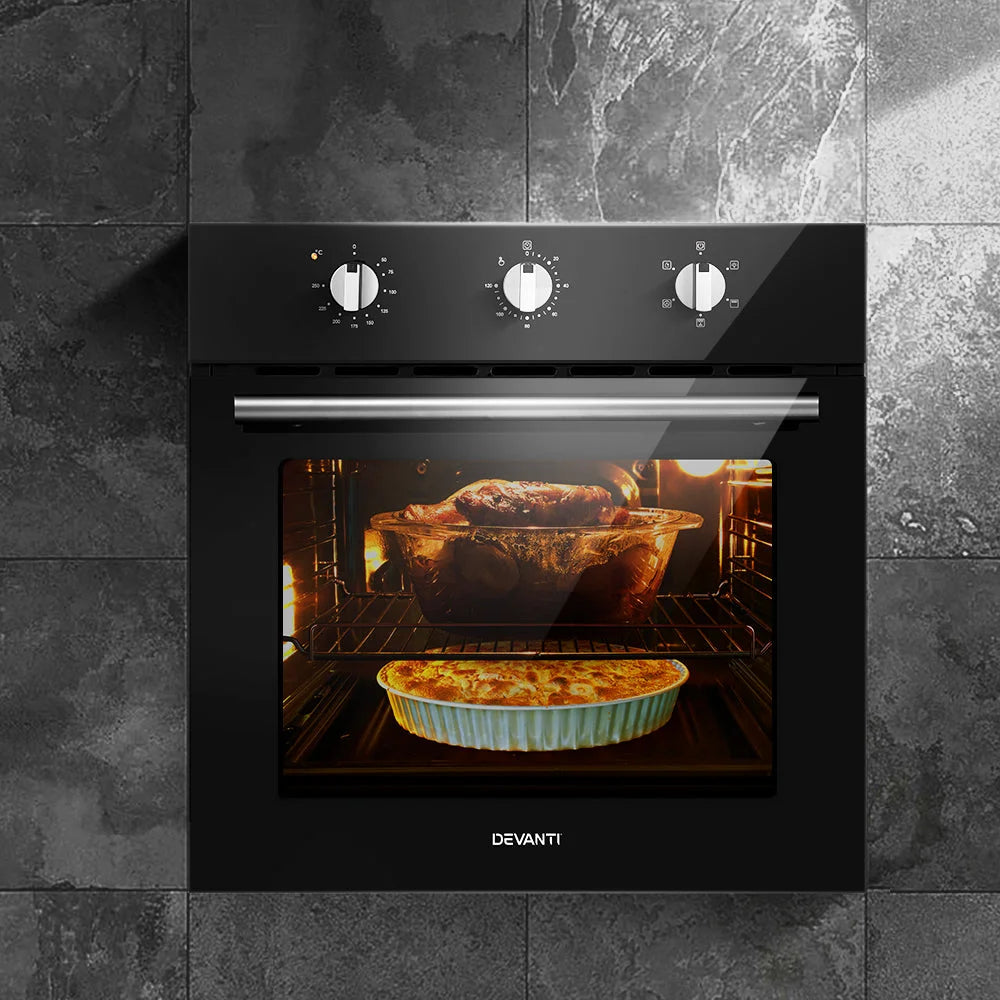 Built-In Wall Oven 60cm Convection Grill Ovens Stainless
