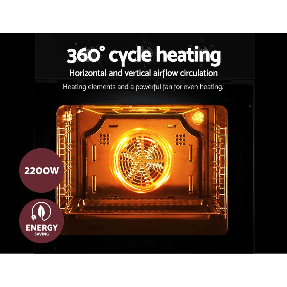 Built-In Wall Oven 60cm Convection Grill Ovens Stainless