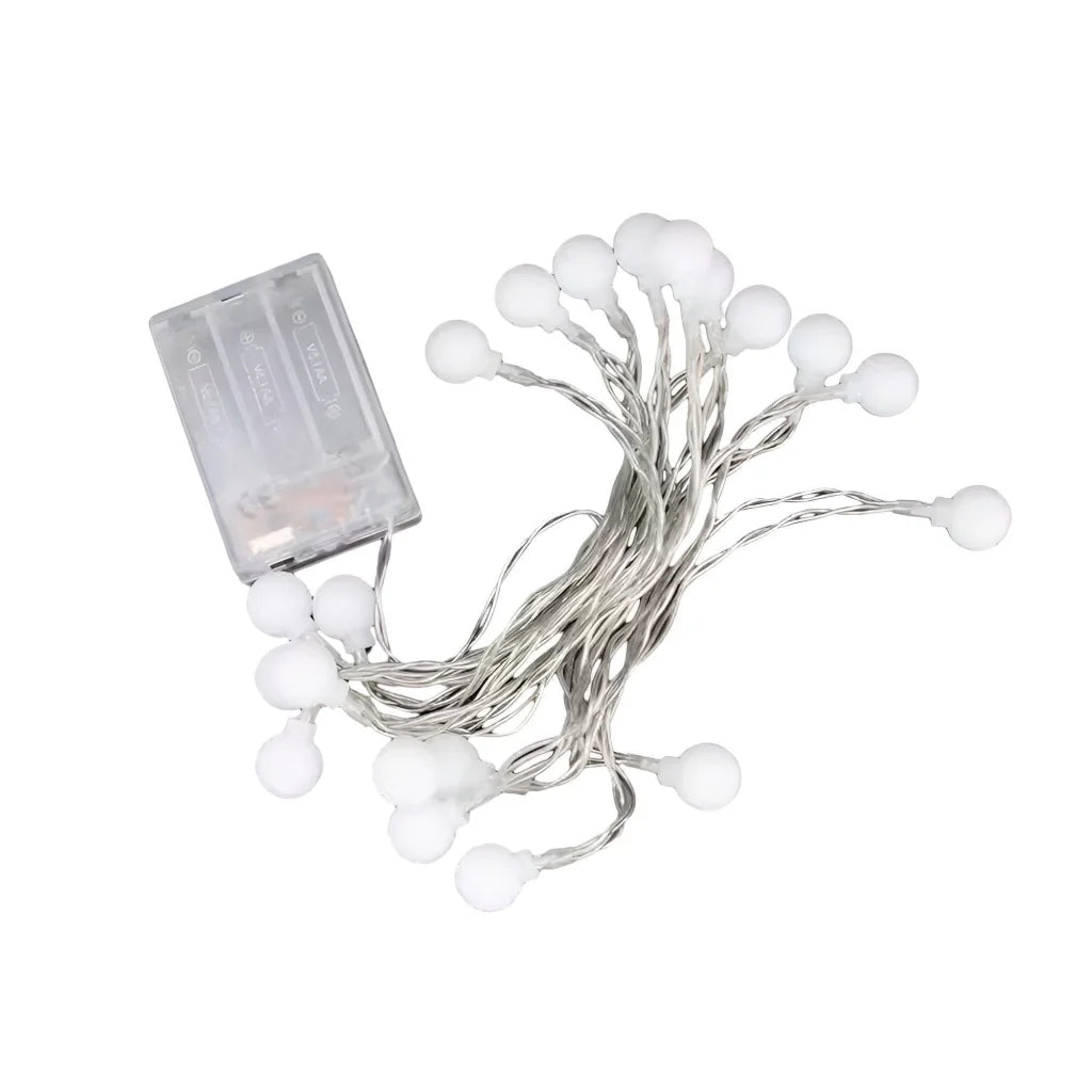 Bulb Ball Fairy String Strips Lights Home Garden Lamp