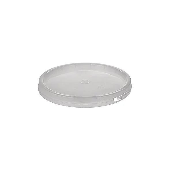 Bulk 10x 2L Plastic Buckets with Lids - Empty White