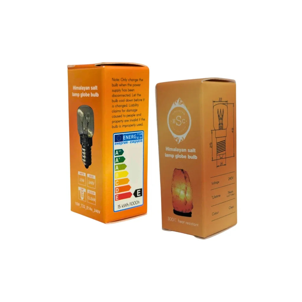 Bulk 10x E14 15W 240V Light Bulbs - Clear Globe