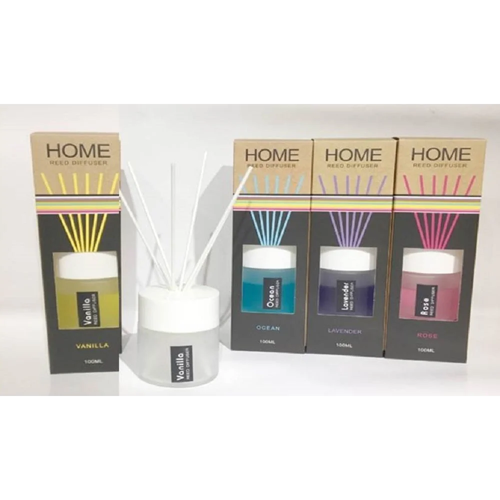 bulk 24 Home Delight Reed Oil Diffuser 100ml 4 Assort