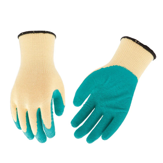 bulk 24 Polyester Shell w Latex Coat Garden Glove - Fashion