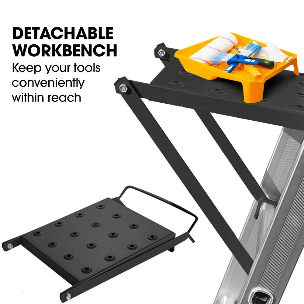 Bullet 5.1m Folding Aluminium Multipurpose Ladder w/