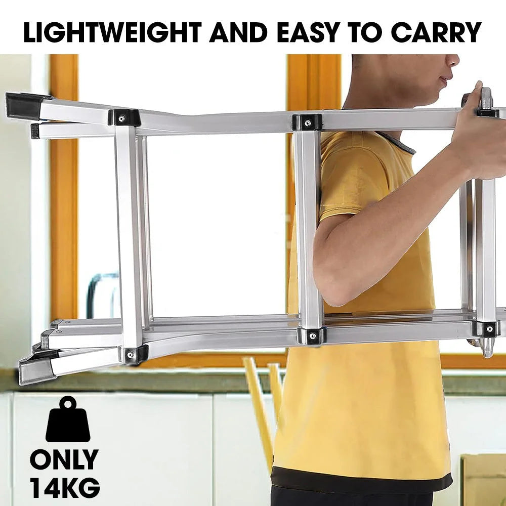 Bullet 5.1m Folding Aluminium Multipurpose Ladder w/