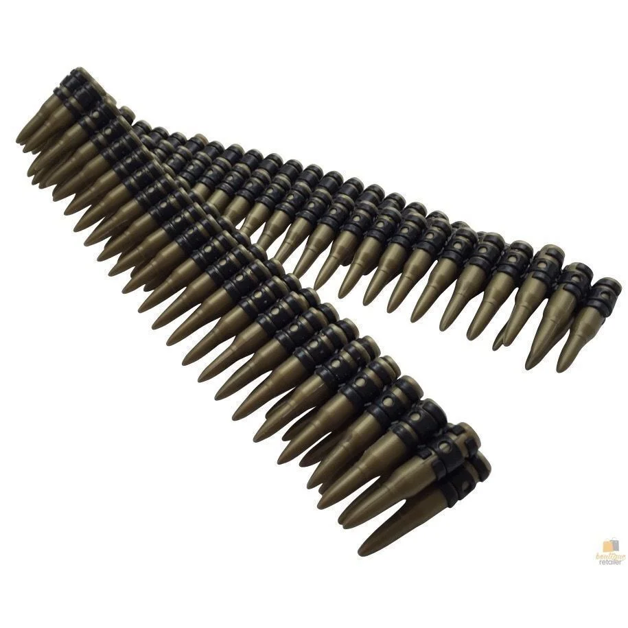 BULLET BELT Plastic Bandolier Costume Party Commando Army
