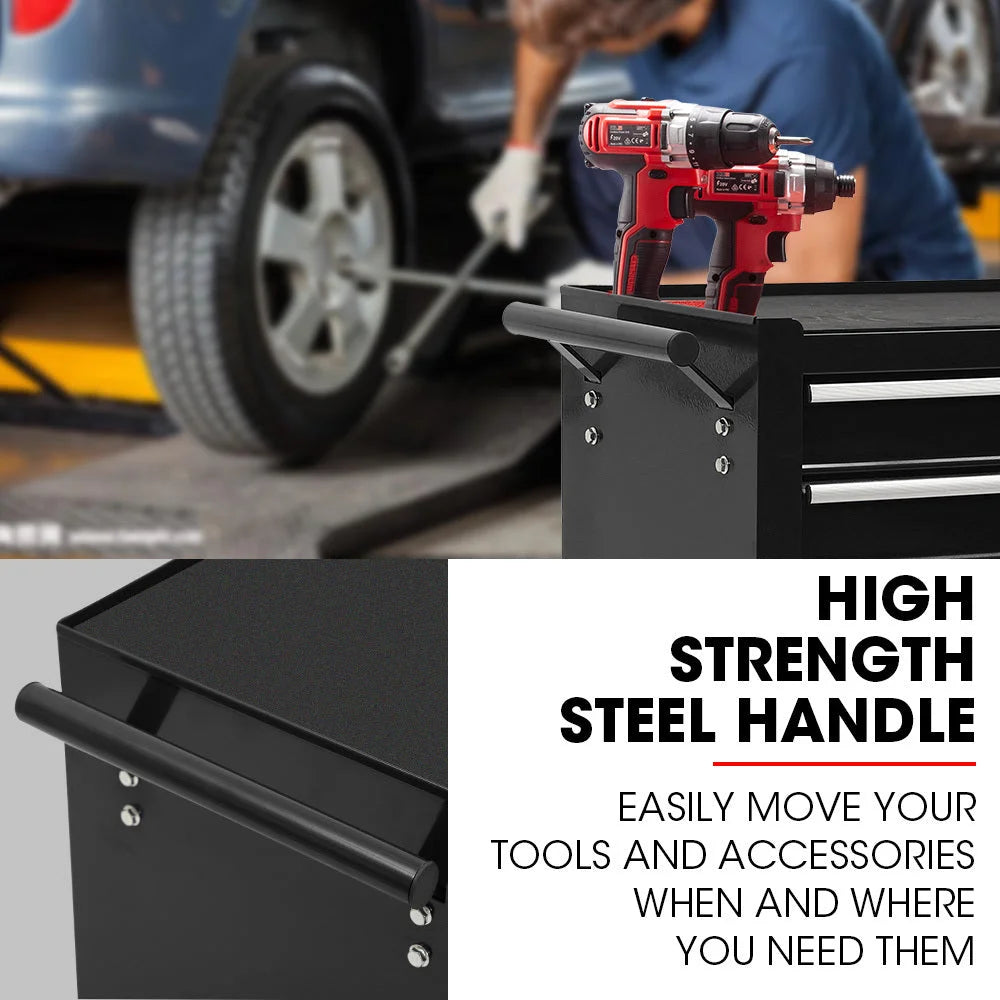 Bullet Pro 4 Drawer Tool Box Cabinet Trolley Storage