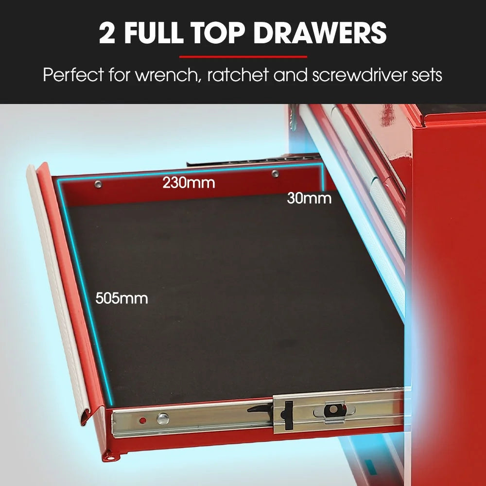 BULLET Pro 9 Drawer Tool Box Chest Organiser Mechanic