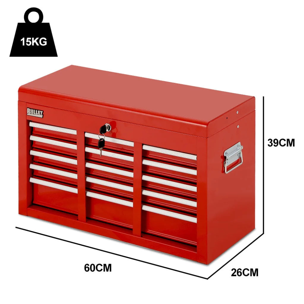 BULLET Pro 9 Drawer Tool Box Chest Organiser Mechanic