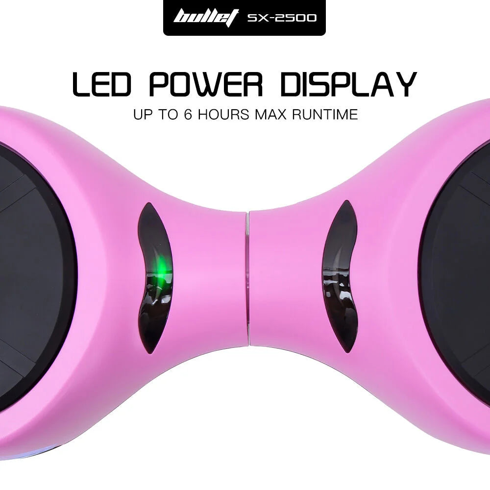 BULLET SX-2500 Hoverboard Scooter 500W Brushless UL