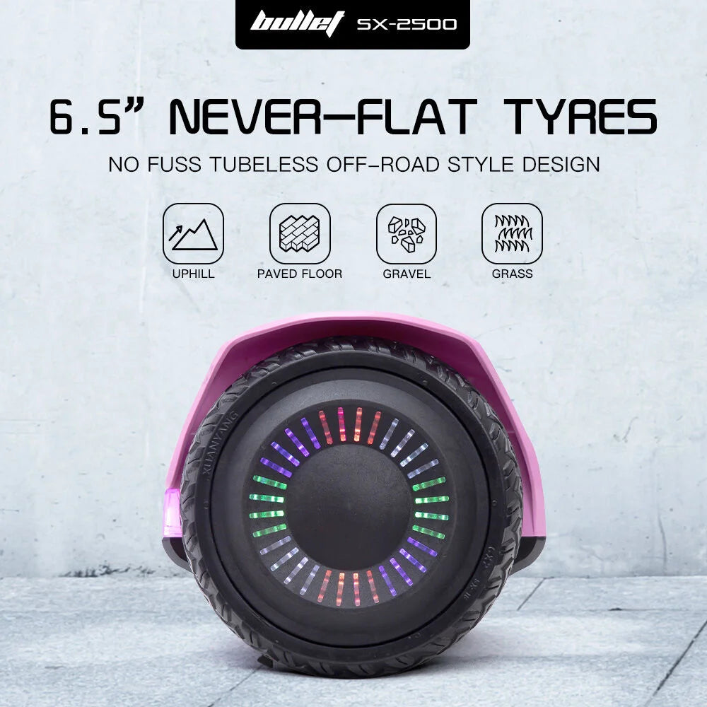 BULLET SX-2500 Hoverboard Scooter 500W Brushless UL