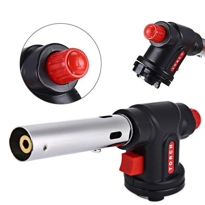 Butane Gas Torch Blow Lighter Flame Burner for Welding BBQ