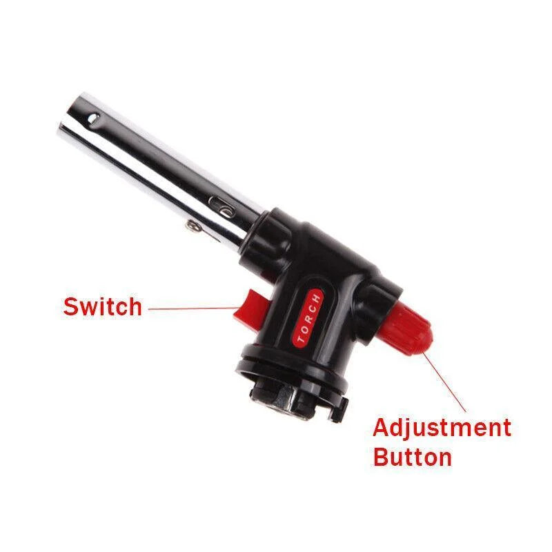 Butane Gas Torch Blow Lighter Flame Burner for Welding BBQ
