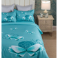 Butterfly Green Quilt Cover Set - Queen Size - Home & Garden