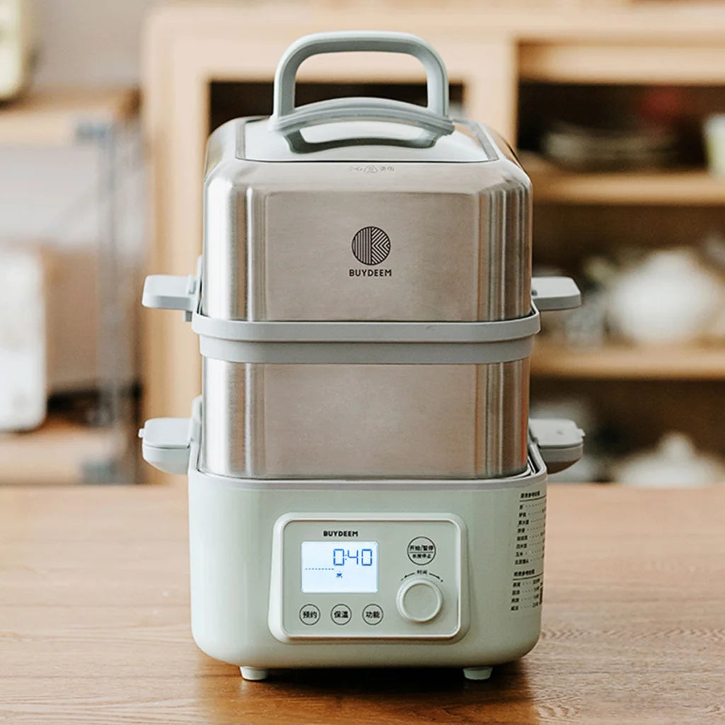 BUYDEEM Double Tier 10L Electric One Touch Digital