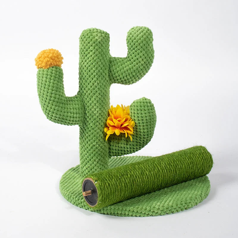 Cactus Shaped Cat Scratching Post with Sisal Rope