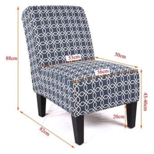 Cafe Lounge Couch Ramie Cotton Fabric Accent Dining Relax