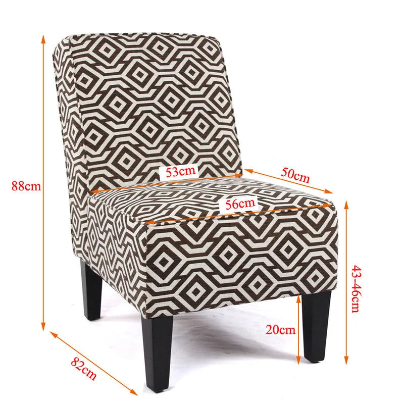 Cafe Lounge Couch Ramie Cotton Fabric Accent Dining Relax