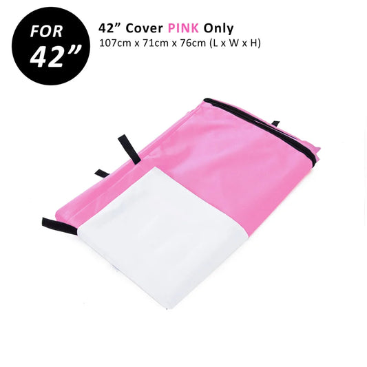 Cage Cover Enclosure for Wire Dog Crate 42in - Pink
