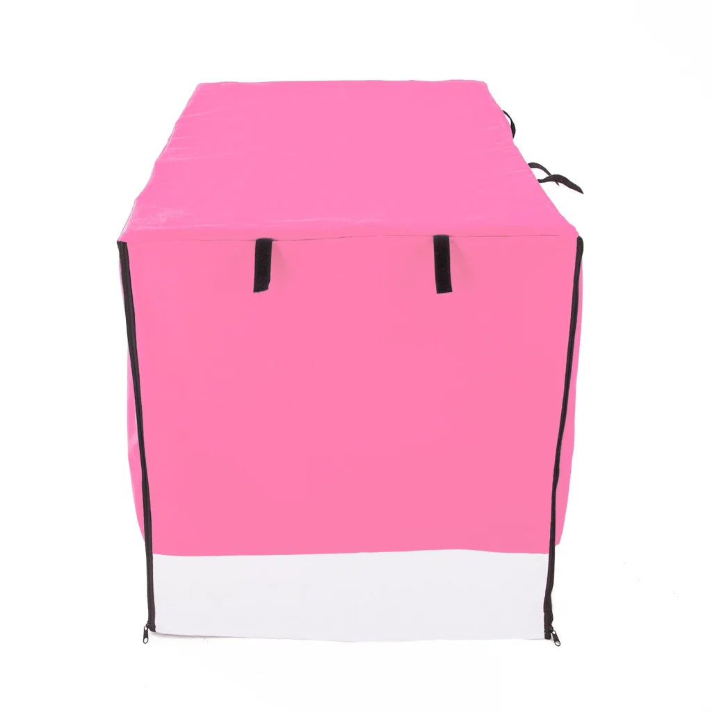 Cage Cover Enclosure for Wire Dog Crate 42in - Pink