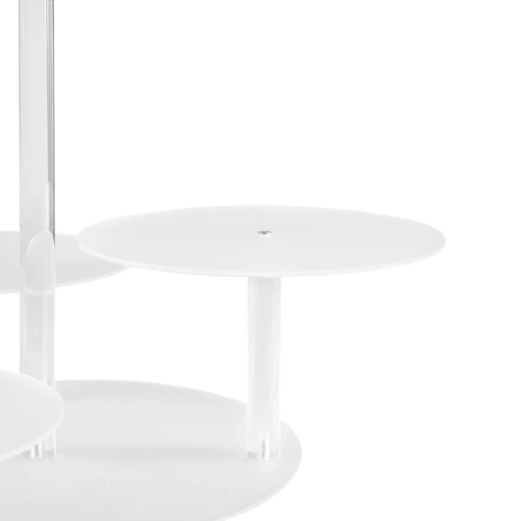 Cake Stand 5 Tiers Acrylic Holder Display Round Clear
