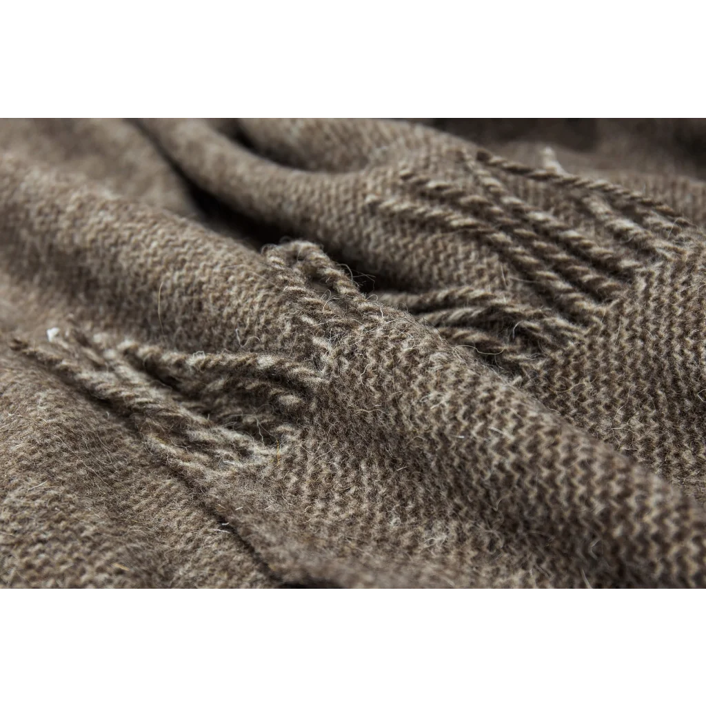Cambridge Throw Blanket 100% NZ Wool - Natural - Home &