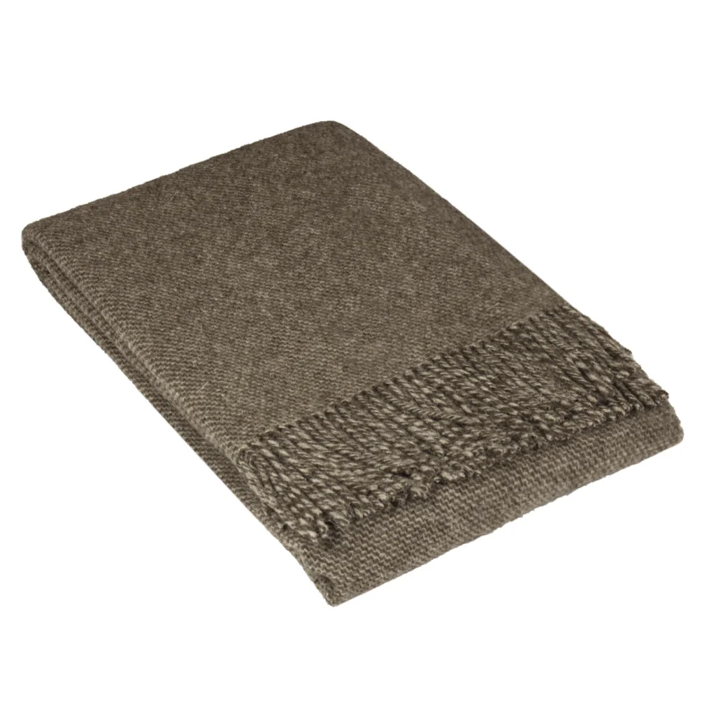 Cambridge Throw Blanket 100% NZ Wool - Natural - Home &