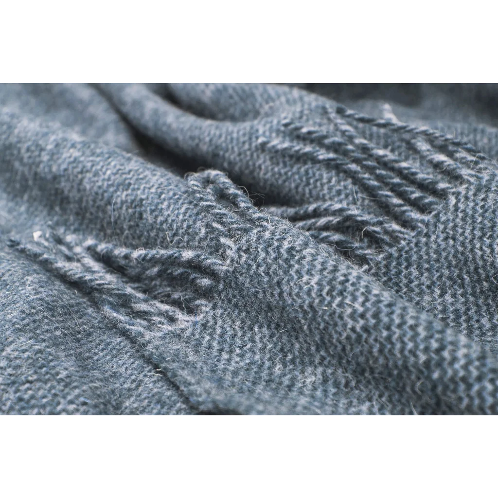 Cambridge Throw Blanket 100% NZ Wool - Navy - Home & Garden