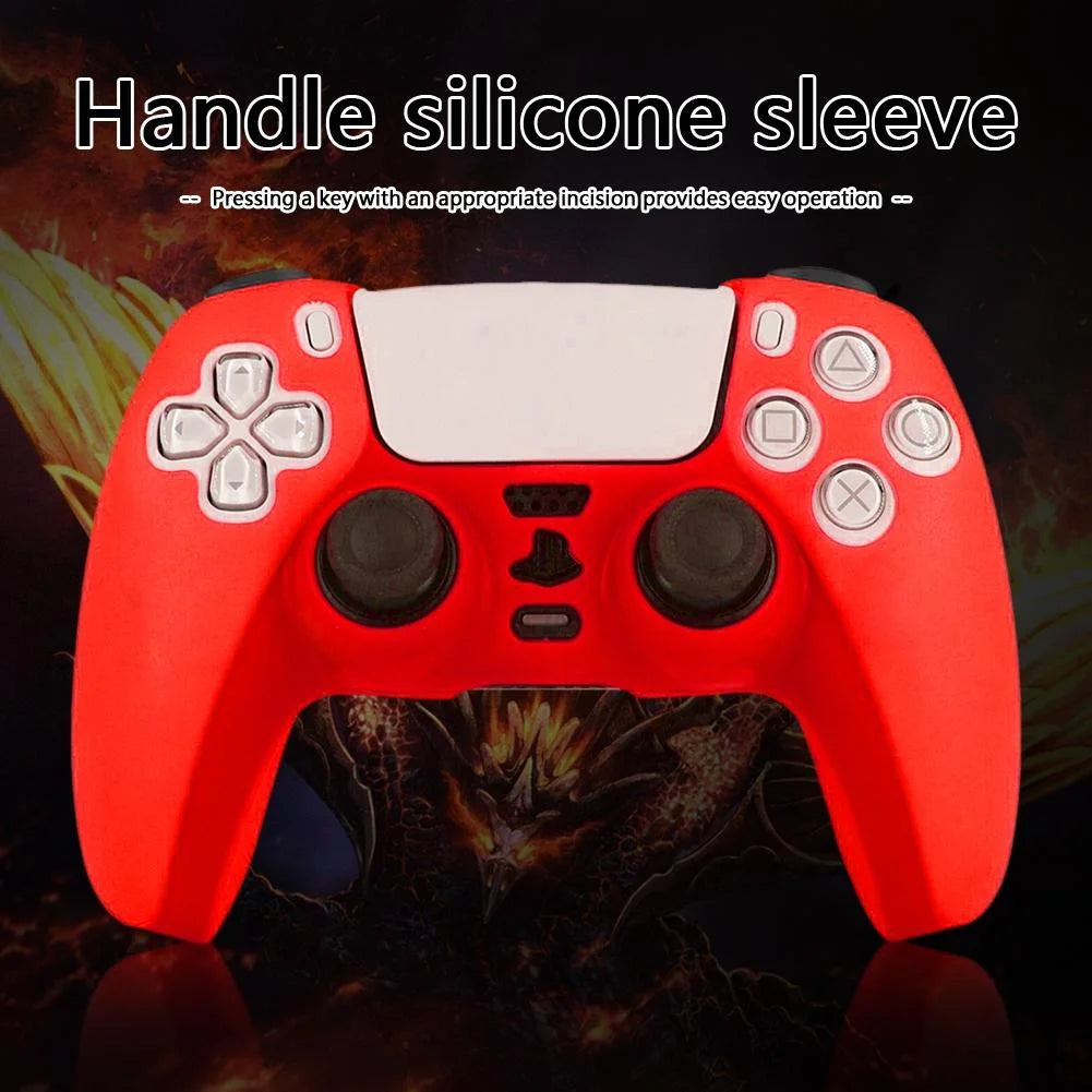 Camouflage Blue Silicone Case For Ps5 Controller - Protective Cover-1915197645157175300