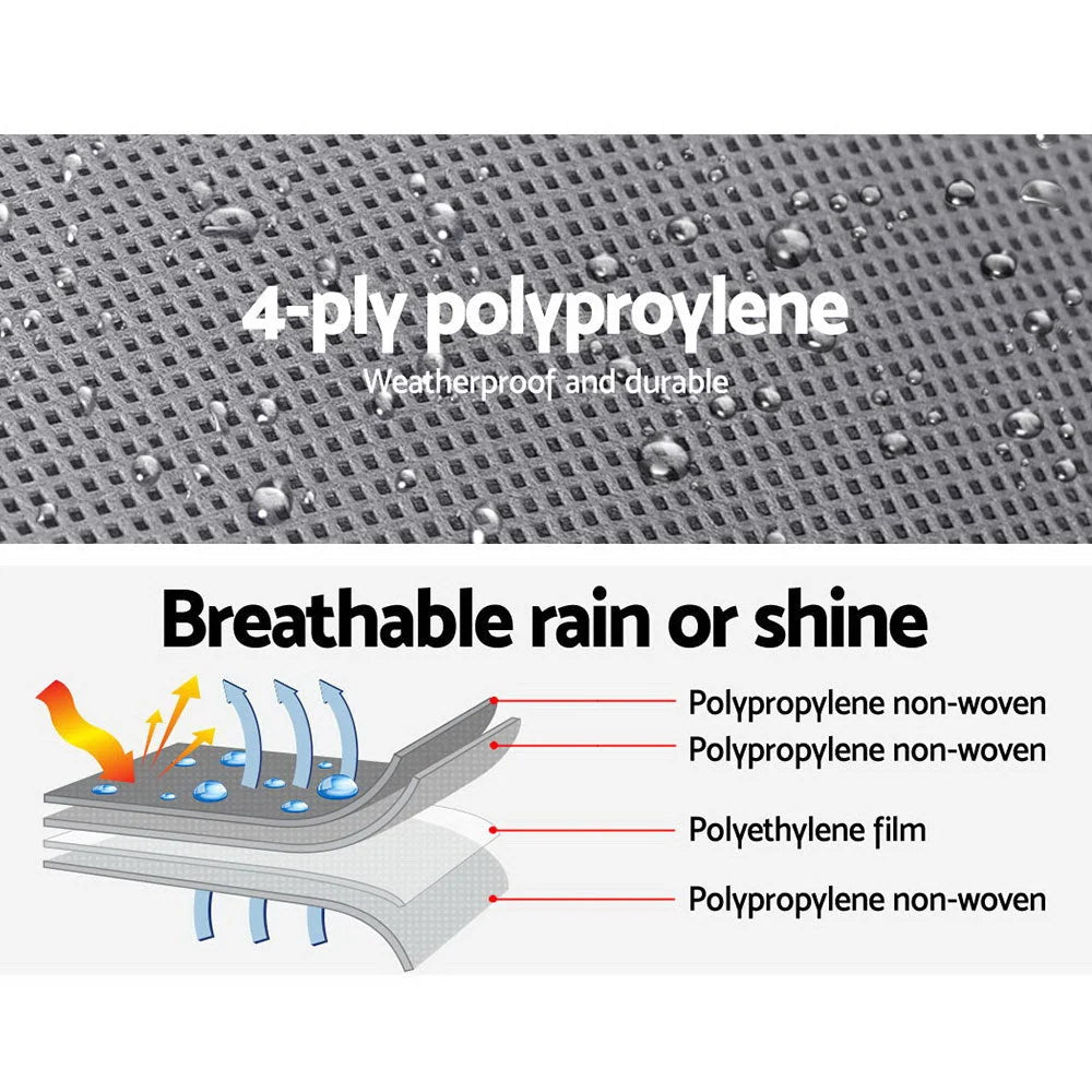 Campervan Cover 18-20ft, 4-Layer UV Water-Resistant