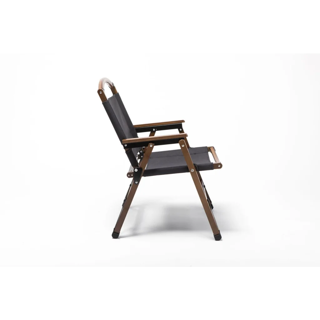 Camping Chair Bamboo Canvas Foldable Outdoor Wooden Travel