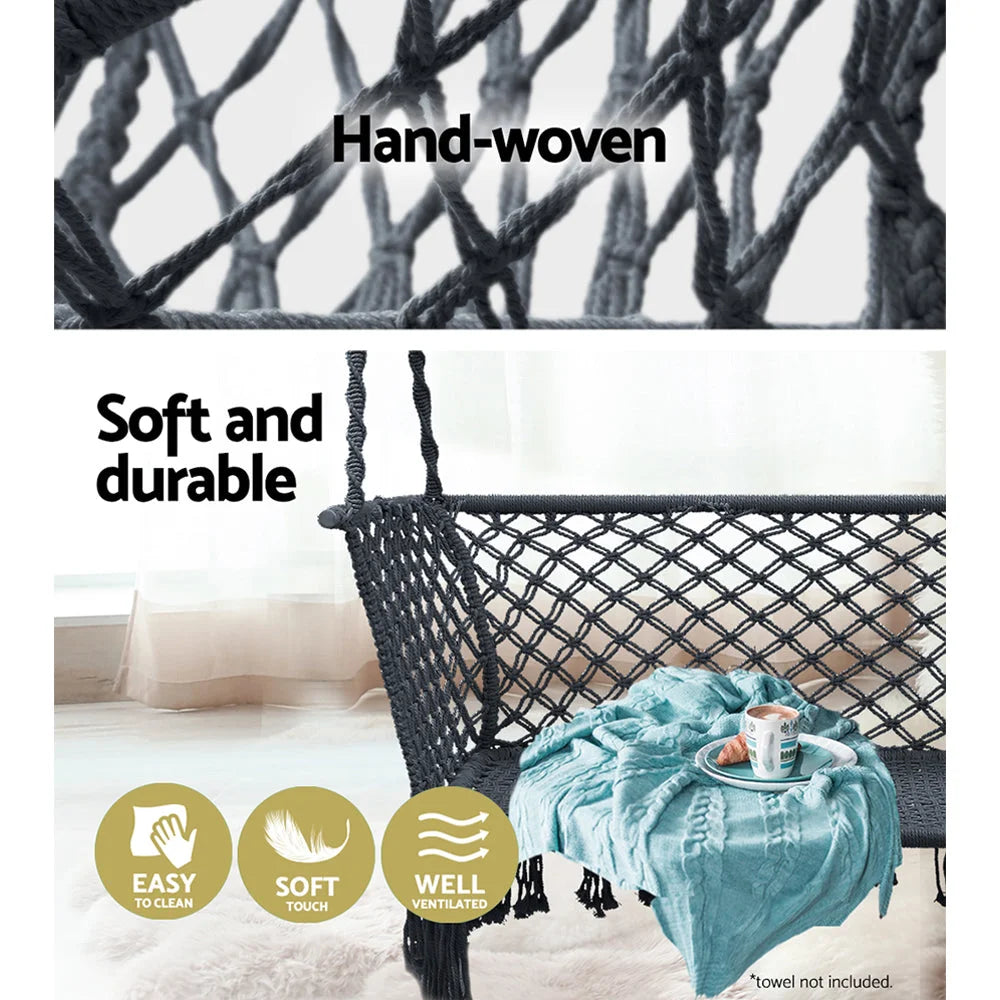 Camping Hammock Chair Patio 2 Person Swing Hammocks