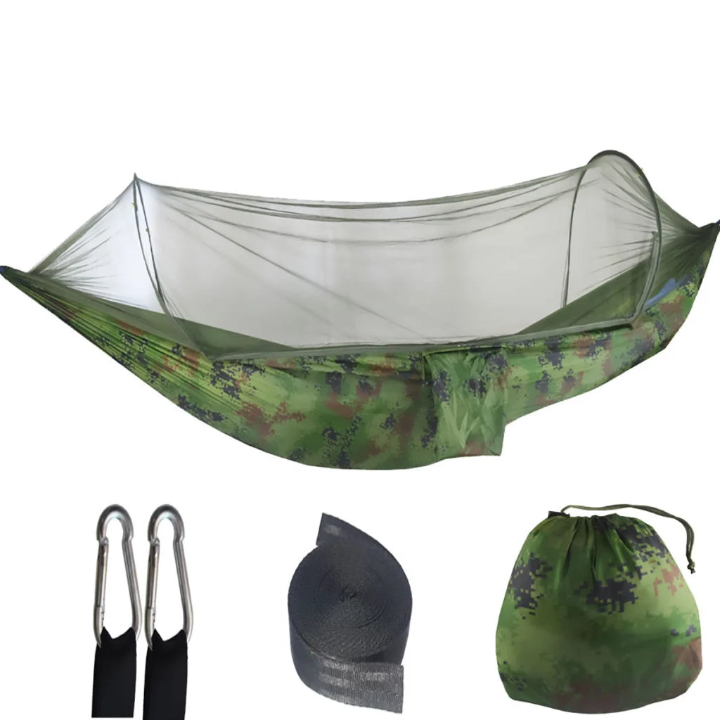 Camping Hammock Tent Set Double Outdoor Hanging Bed