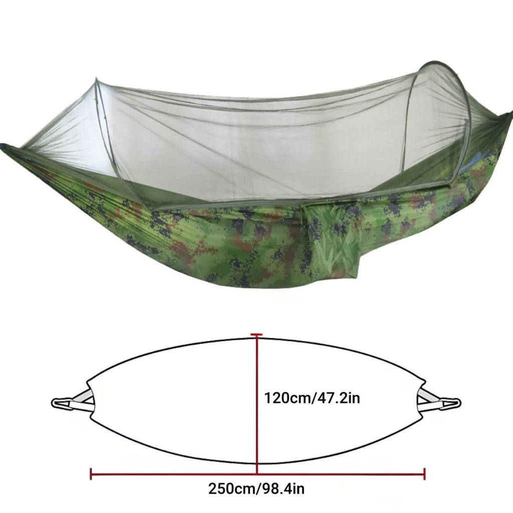 Camping Hammock Tent Set Double Outdoor Hanging Bed