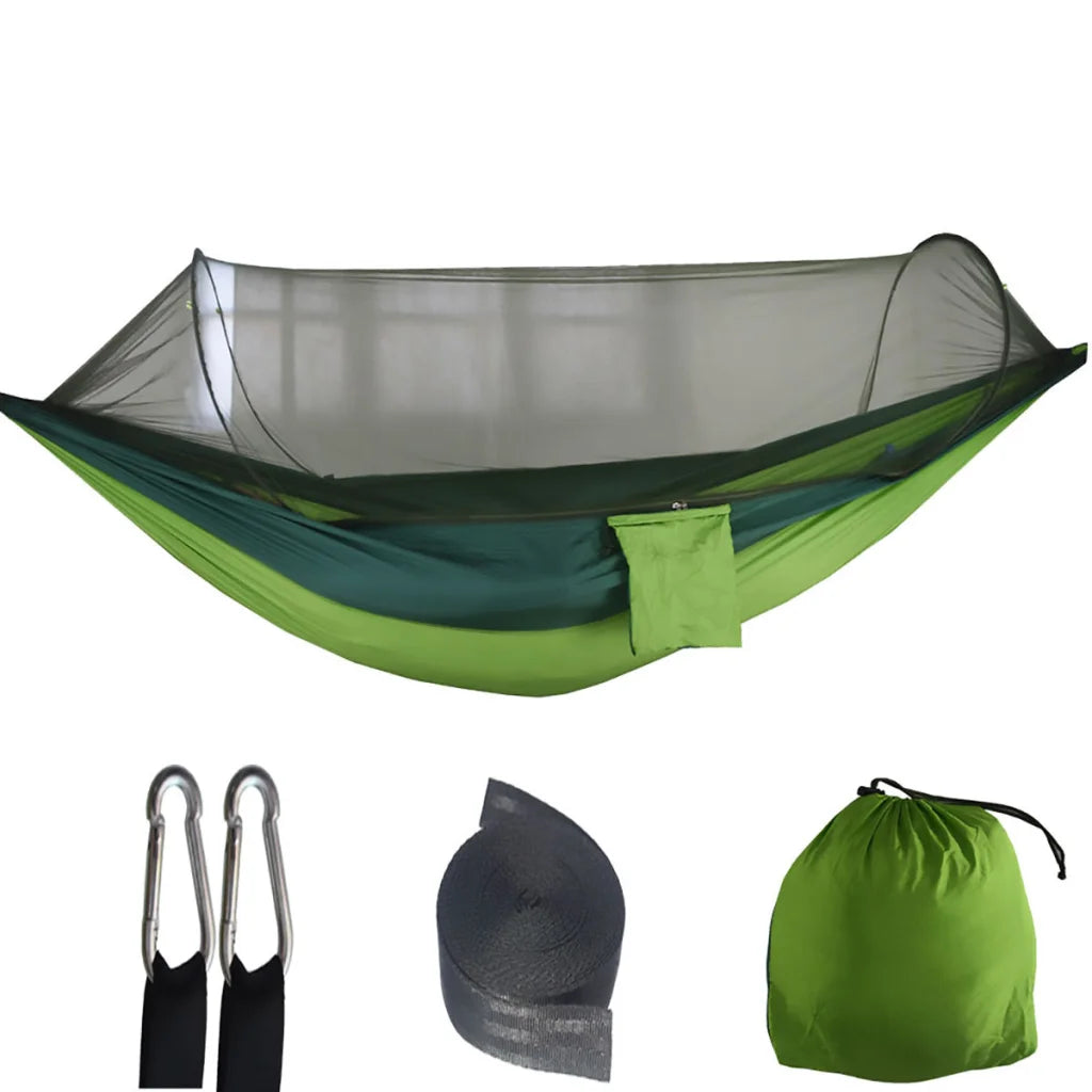 Camping Hammock Tent Set Double Outdoor Hanging Bed
