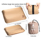Camping Pillow Self-Inflating with Ergonomic 3D Support