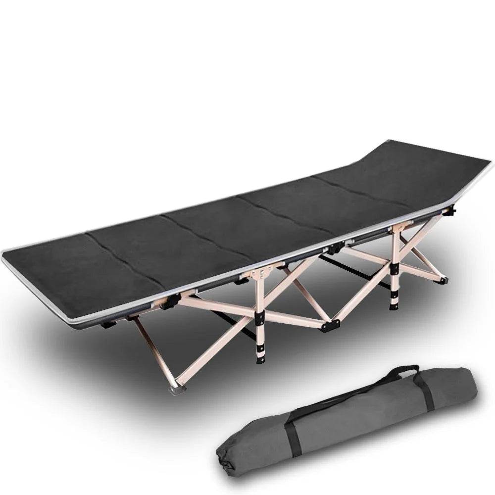 Camping Portable Stretcher Single Foldable Folding Bed Mattress