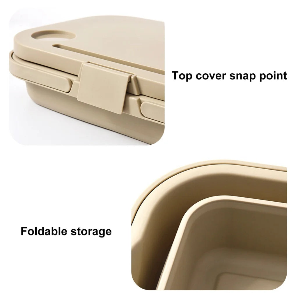 Camping Storage Box 3-in-1 Folding Outdoor Food Fruit