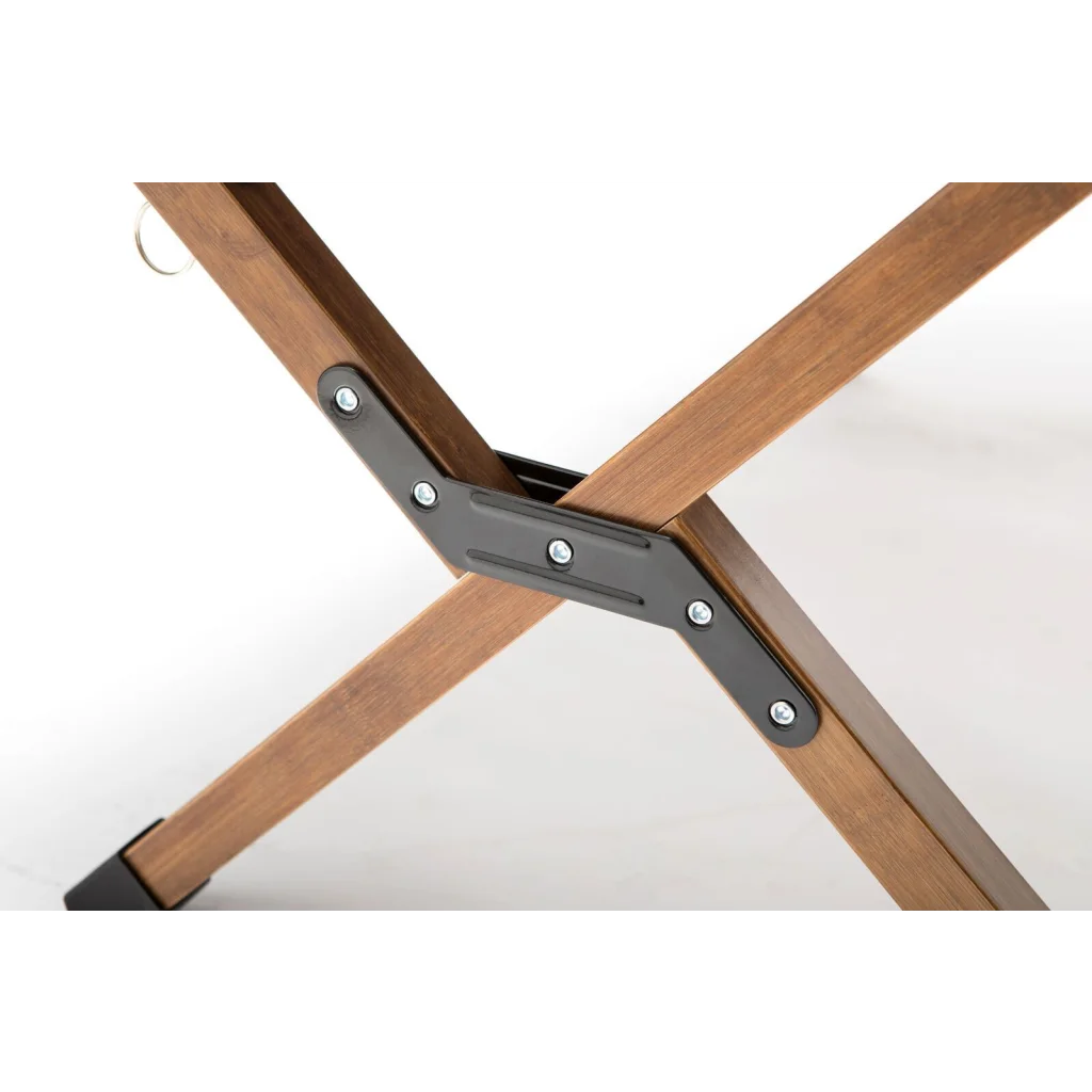 Camping Table Foldable Bamboo Outdoor 93cm Waterproof