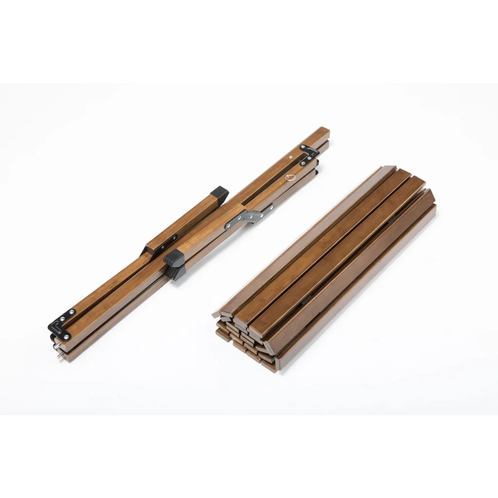 Camping Table Foldable Bamboo Outdoor 93cm Waterproof