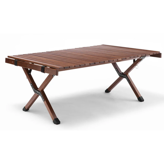 Camping Table Foldable Bamboo Outdoor 93cm Waterproof