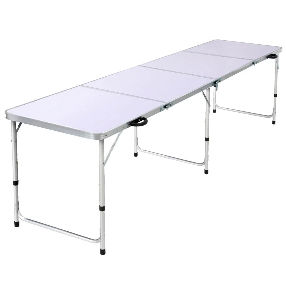 Camping Table Folding Aluminum Portable BBQ Outdoor - 240CM