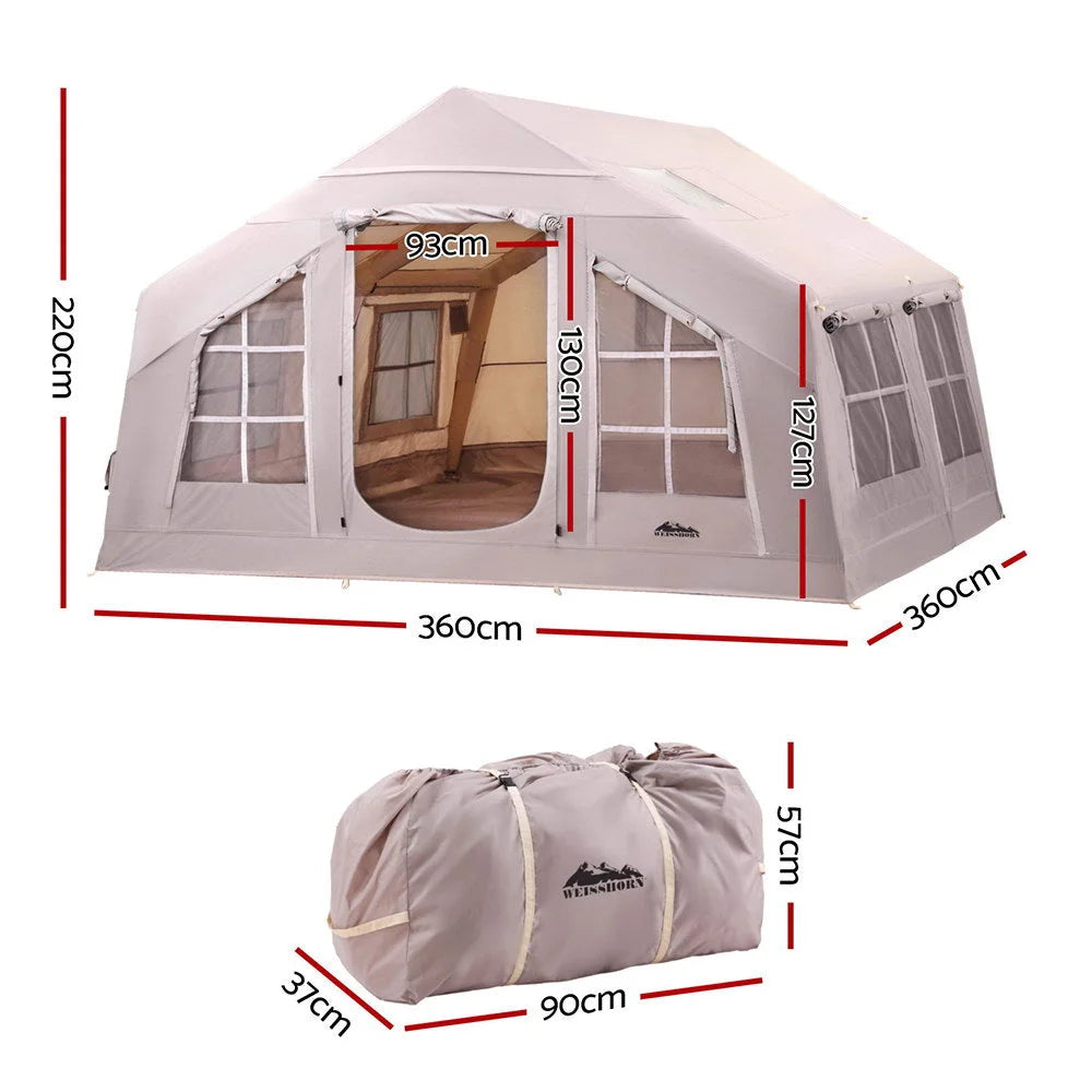 Camping Tent Inflatable Beach Tent 6 Person 360CM - Outdoor