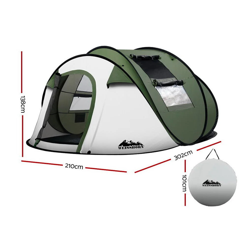 Camping Tent Instant Up 4-5 Person Pop Up Family Hiking
